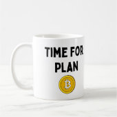 Mug Heure du plan B Bitcoin (Gauche)