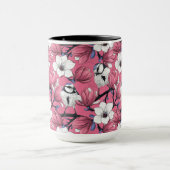Mug Heure du printemps en rose (Centre)