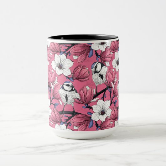 Mug Heure du printemps en rose (Centre)