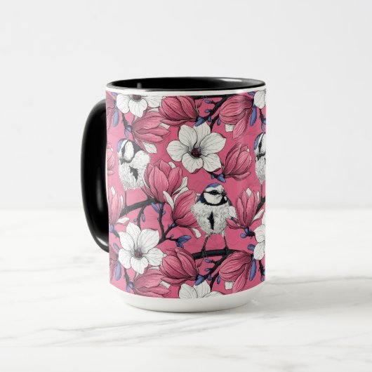 Mug Heure du printemps en rose (Devant gauche)