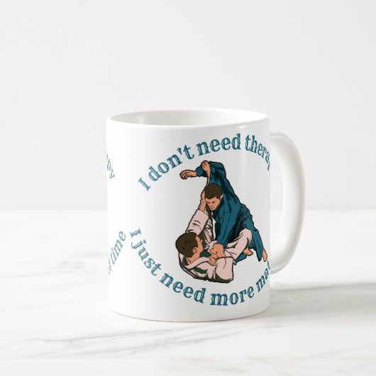 Mug Heure du tapis BJJ (Devant droit)