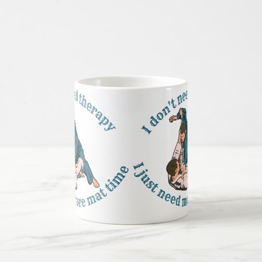 Mug Heure du tapis BJJ (Centre)