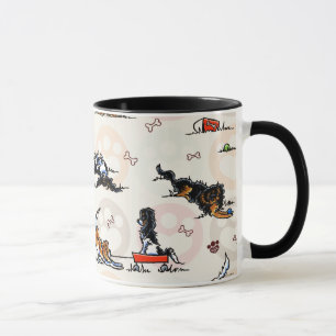 Mug Heures de récréation de chiot dedans pour un