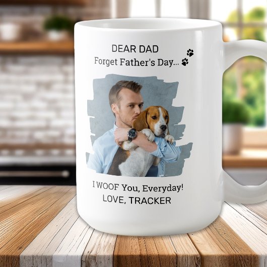 Mug Heureuse Fête des pères Je t'ai lue Pet Photo Chie