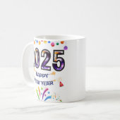 MUG HEUREUSE NOUVELLE ANNÉE 2025 (Devant gauche)