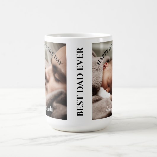 Mug Heureuse première Fête des pères Meilleur père Jam (Centre)