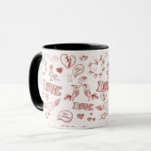 Mug Heureuse Sainte-Valentin (Devant gauche)
