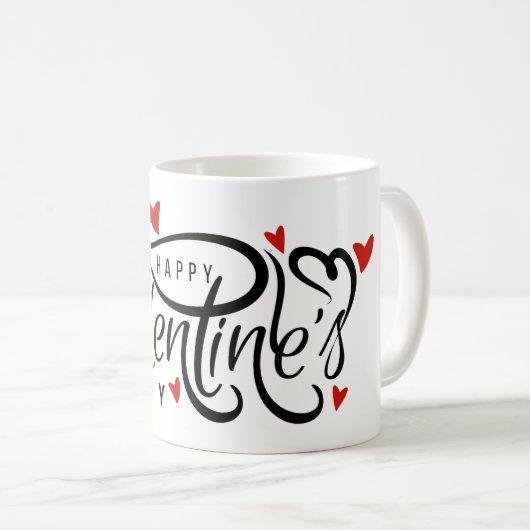 Mug Heureuse Sainte-Valentin (Devant droit)