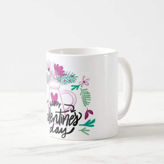 Mug Heureuse Sainte-Valentin (Devant droit)