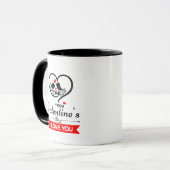 Mug Heureuse Sainte-Valentin (Devant gauche)