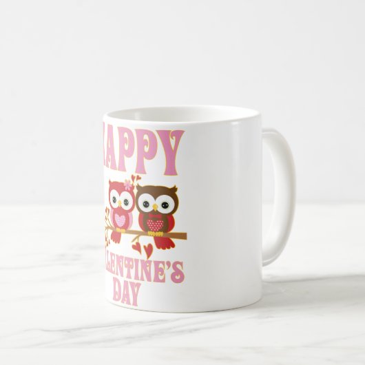 Mug Heureuse Sainte-Valentin (Devant droit)