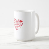 Mug Heureuse Sainte-Valentin (Devant droit)