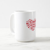 Mug Heureuse Sainte-Valentin (Devant gauche)