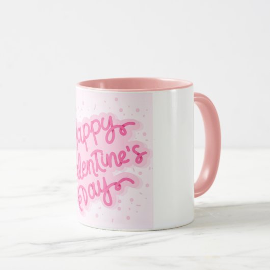 Mug Heureuse Sainte-Valentin (Devant droit)