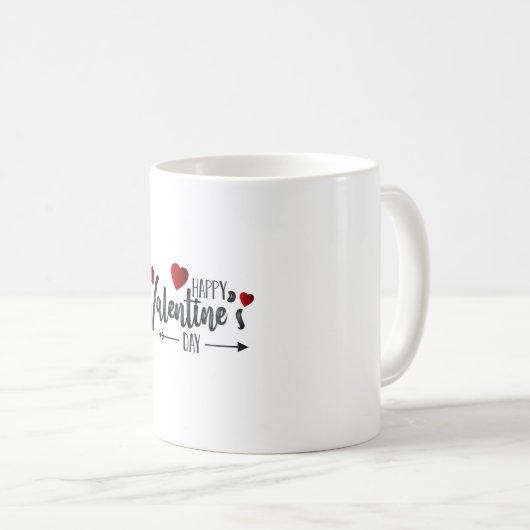 Mug Heureuse Sainte-Valentin (Devant droit)