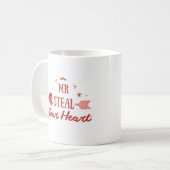 Mug Heureuse Sainte-Valentin 2023 - Coeurs de la Saint (Devant gauche)