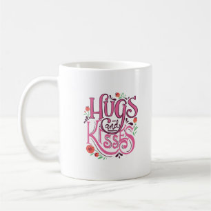 Mug Heureuse Sainte-Valentin Avec Les Poumons Et Les B