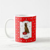 Mug Heureuse Sainte-Valentin Be Mine Irish Setter (rou (Gauche)