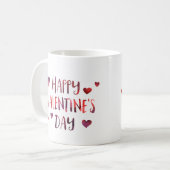 Mug heureuse Sainte-Valentin bokeh (Devant gauche)