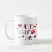 Mug heureuse Sainte-Valentin bokeh (Gauche)
