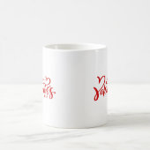 Mug Heureuse Sainte-Valentin en rouge (Centre)