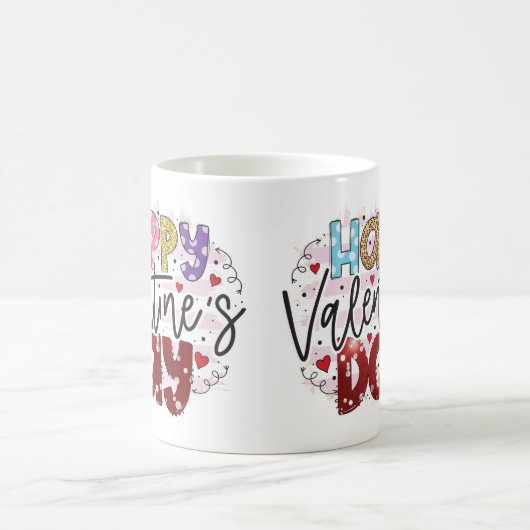 Mug Heureuse Sainte-Valentin moderne (Centre)