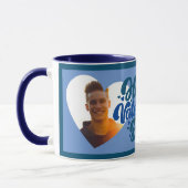 Mug Heureuse Sainte-Valentin Multi Photo BLUE (Gauche)