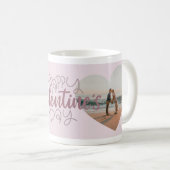 Mug Heureuse Sainte-Valentin multicoeur rose (Devant droit)