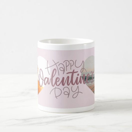 Mug Heureuse Sainte-Valentin multicoeur rose (Centre)