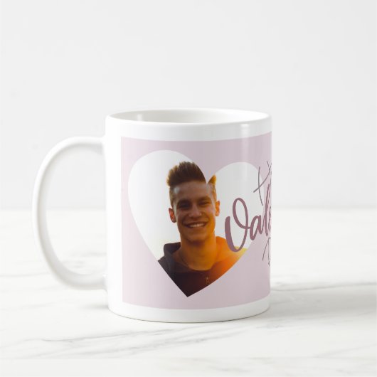 Mug Heureuse Sainte-Valentin multicoeur rose (Gauche)