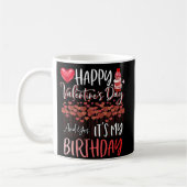 Mug Heureuse Sainte-Valentin Oui C'est mon anniversair (Gauche)