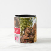 Mug Heureuse Sainte-Valentin personnalisé rouge (Centre)