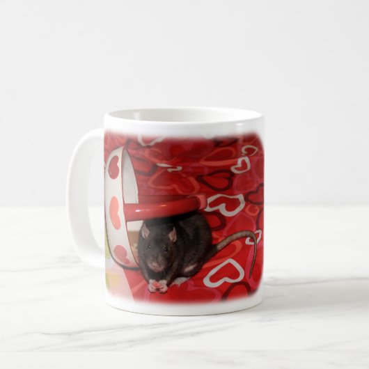 Mug Heureuse Sainte-Valentin Rattie (Devant gauche)