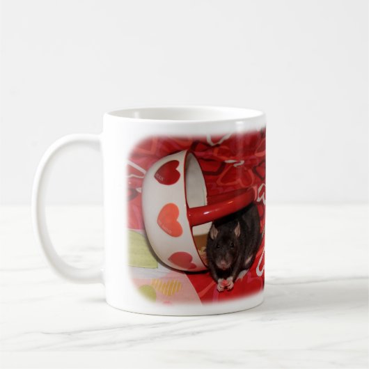 Mug Heureuse Sainte-Valentin Rattie (Gauche)