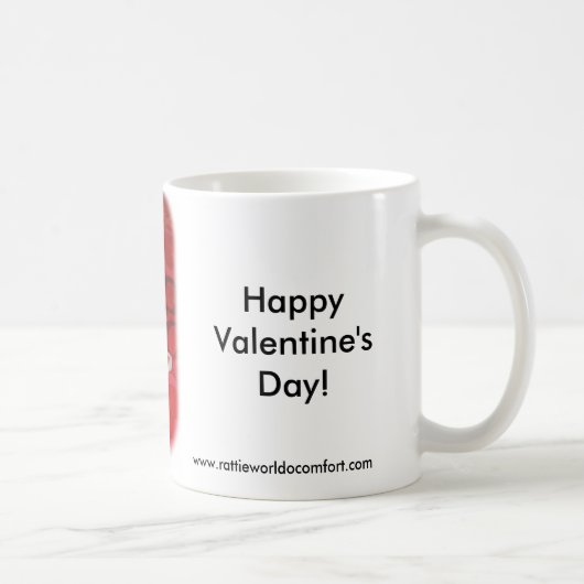 Mug Heureuse Sainte-Valentin Rattie (Droite)