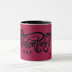 Mug Heureuse Sainte-Valentin Red Hearts