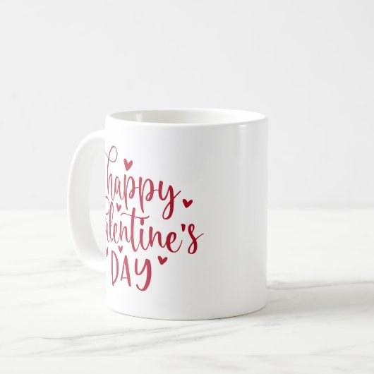 Mug Heureuse Sainte-Valentin Red Heats (Devant gauche)