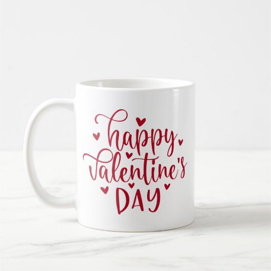 Mug Heureuse Sainte-Valentin Red Heats (Gauche)