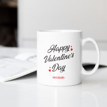 Heureuse Sainte-Valentin romantique Coeurs rouges