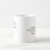 Mug Heureuse Sainte-Valentin romantique Coeurs rouges (Centre)