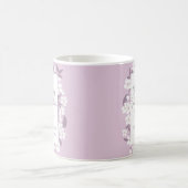 Mug Heureuse Sainte-Valentin romantique rose floral pe (Centre)