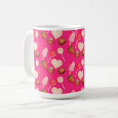 Mug Heureuse Sainte-Valentin Traitements Et Motif De B (Devant gauche)