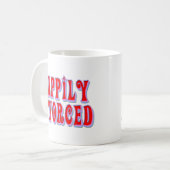 Mug Heureusement Divorcé (Devant gauche)