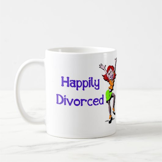 Mug Heureusement divorcé (Gauche)