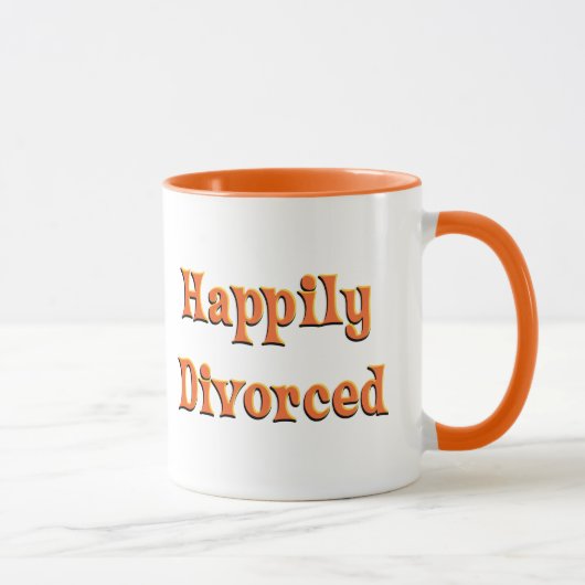 Mug Heureusement Divorcé (Droite)