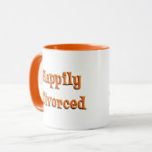 Mug Heureusement Divorcé (Devant gauche)
