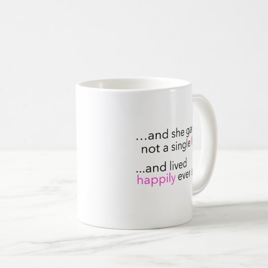 Mug Heureusement pour toujours (Devant droit)