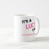 Mug Heureusement que tu ne comprendrais pas le nom (Devant droit)