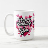 Mug heureux anniversaire pour toi (Gauche)