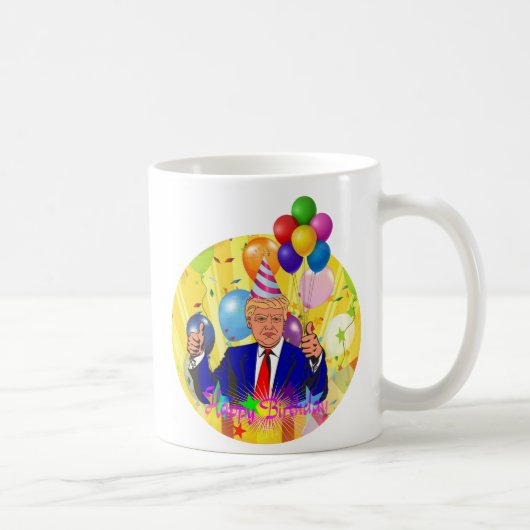 Mug heureux anniversaire trump (Droite)